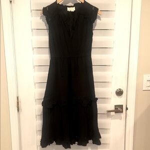 Kate Spade Black A-line Midi Dress for Cocktail